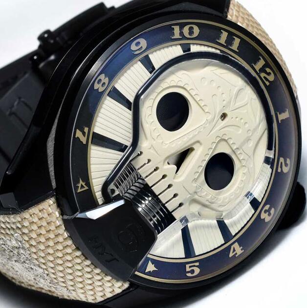 HYT 151-DL-48-NF-BB SKULL 51 MM Replica watch